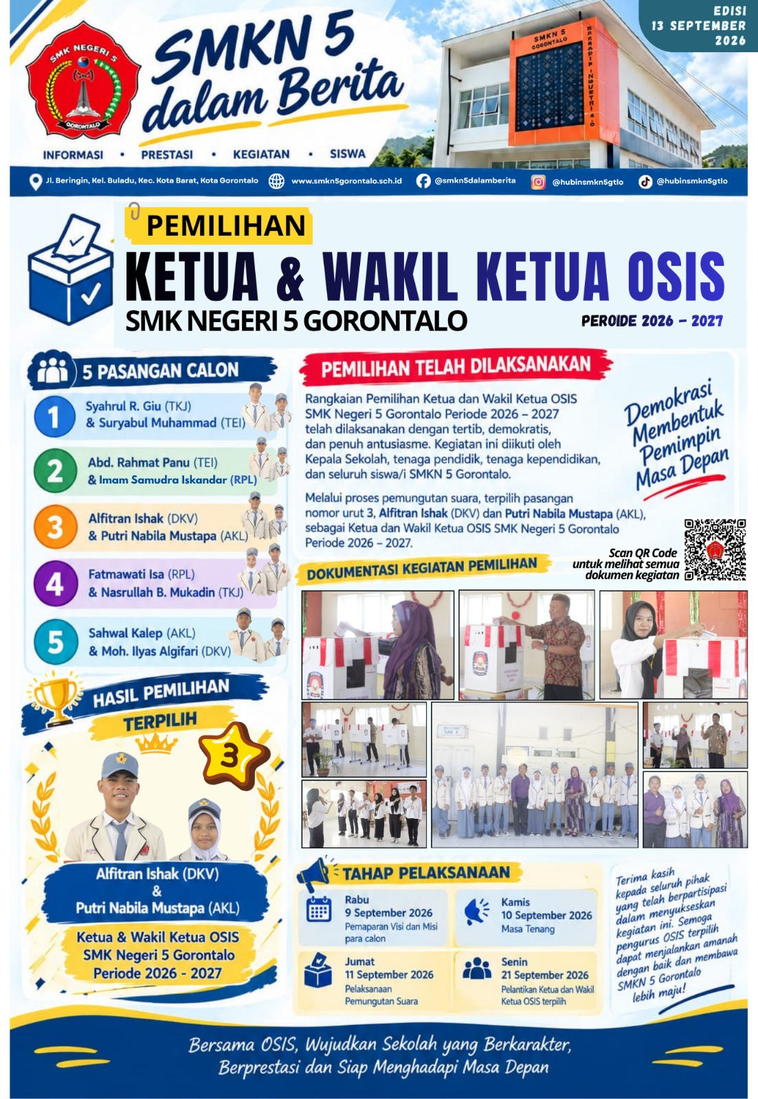 Pemilihan Ketua dan Wakil Ketua OSIS Periode 2026–2027
