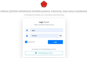 SIPENA (SISTEM INFORMASI PEMBELAJARAN, EVALUASI, DAN NILAI AKADEMIK)